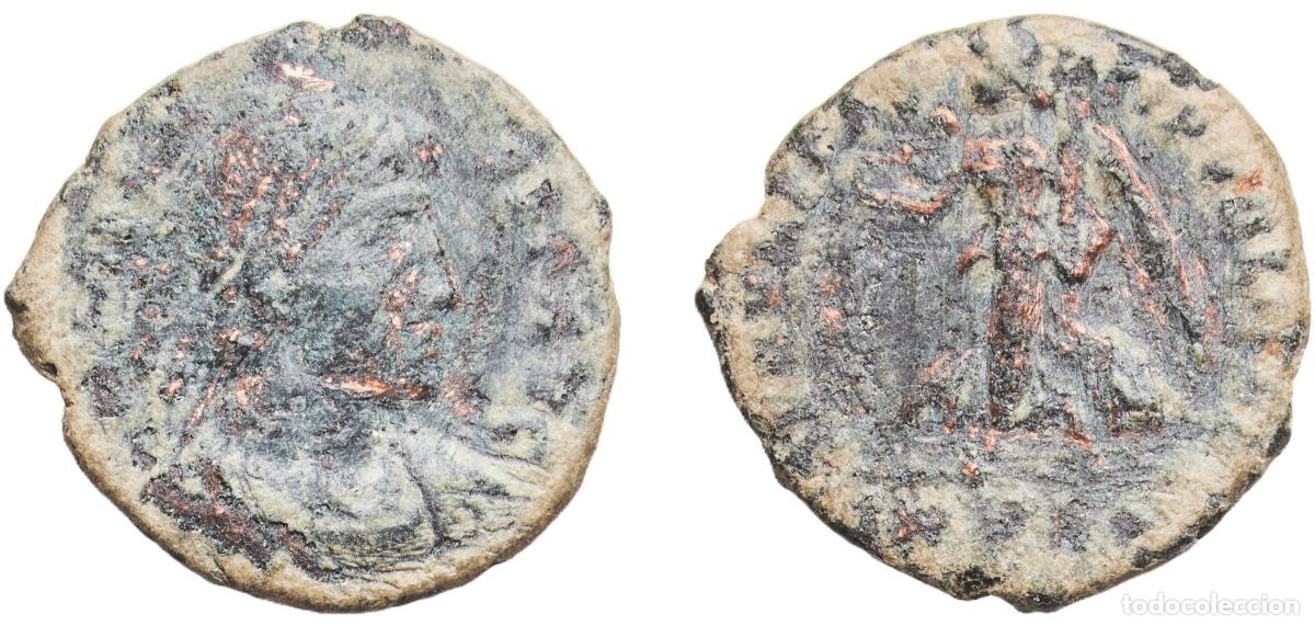 Monedas Imperio Romano: Rome Roman Empire 4th - 5th Centuries AE Nummus Bronze 2.35g VF