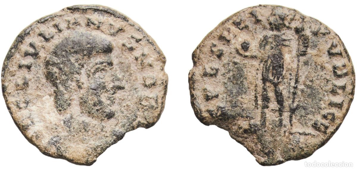Monedas Imperio Romano: Rome Roman Empire 360 - 363 AE Nummus - Julianus II (SPES REIPVBLICAE) Bronze 1.84g VF