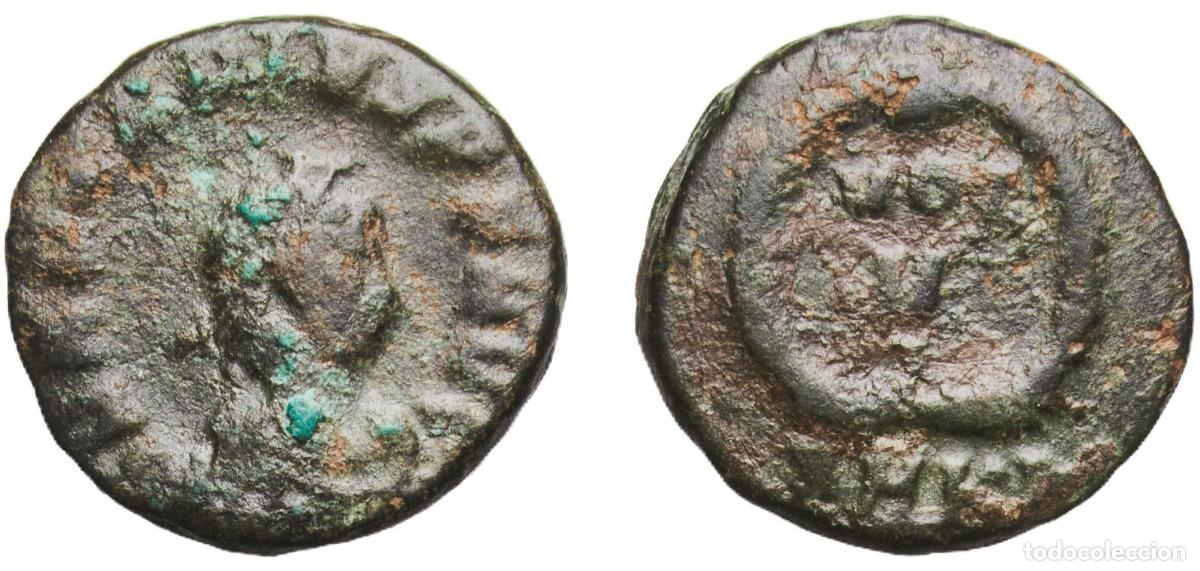 M&uuml;nzen R&ouml;misches Reich: Rome Roman Empire 4th - 5th Centuries AE Nummus Bronze 1.48g VF