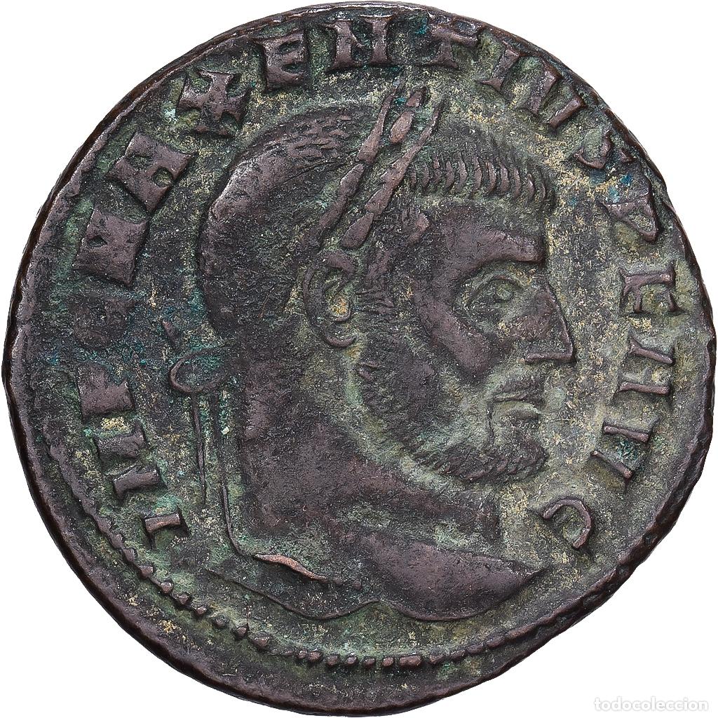 Monedas Imperio Romano: [#1545106] Roman Empire, Maxentius, Follis, 309-312, Ostia, Bronce, BC+, RIC:35