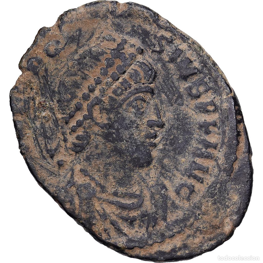 Monedas Imperio Romano: [#1545184] Roman Empire, Theodosius I, Nummus, 378-383, Constantinople, Bronce, MBC