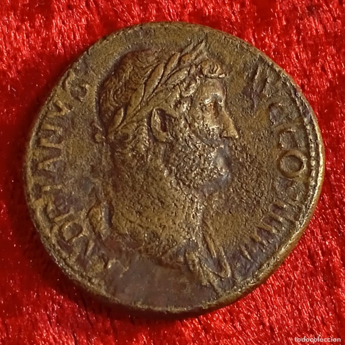Monedas Imperio Romano: SESTERCIO - EMPERADOR ADRIANO - MONEDA IMPERIAL ROMANA - ADRIANVS - INVERSI&Oacute;N / 50
