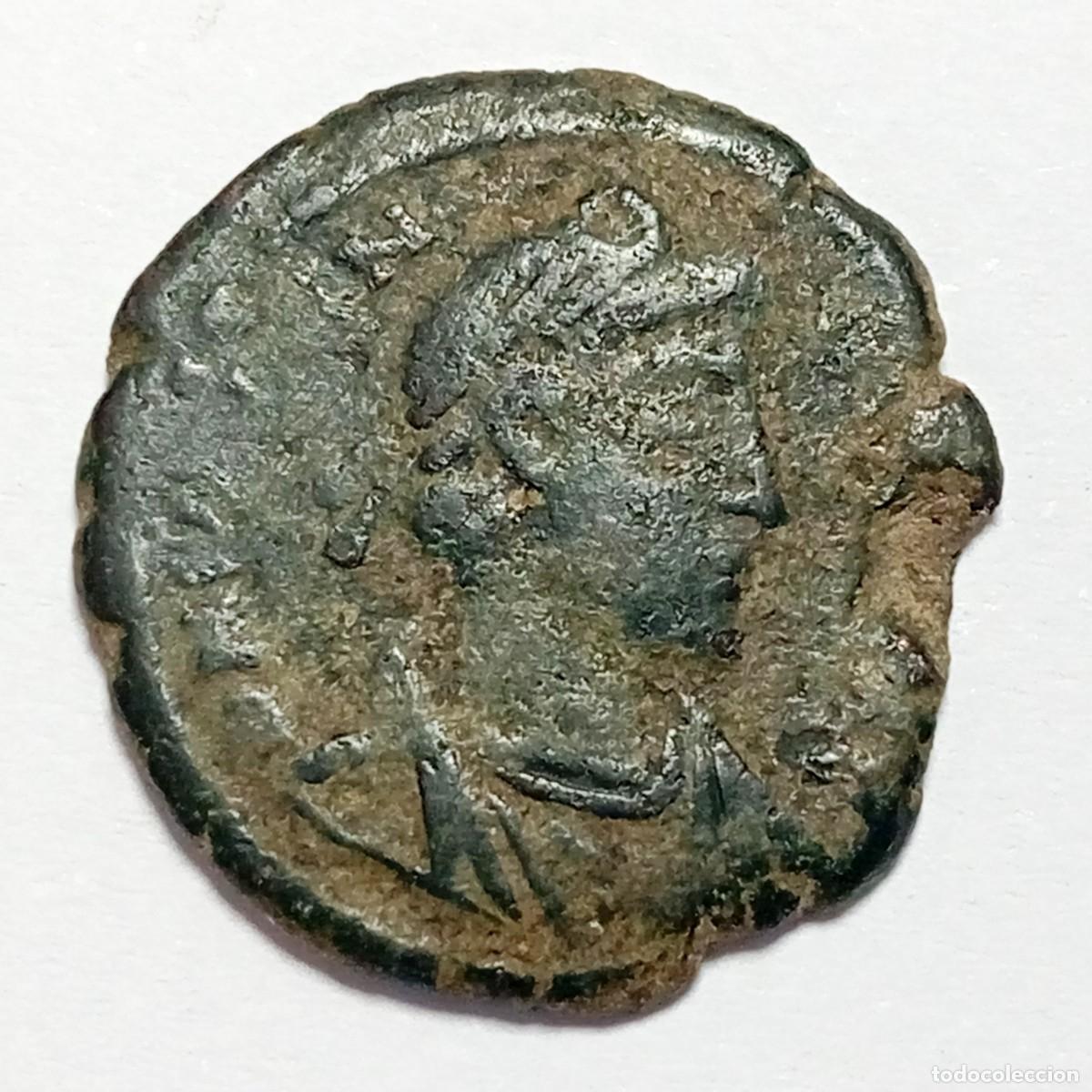 Monedas Imperio Romano: ⚜️ BBG1 3. Dinast&iacute;a Valentiniana. Victoria. Aquilea. AE 20. 3,33 g