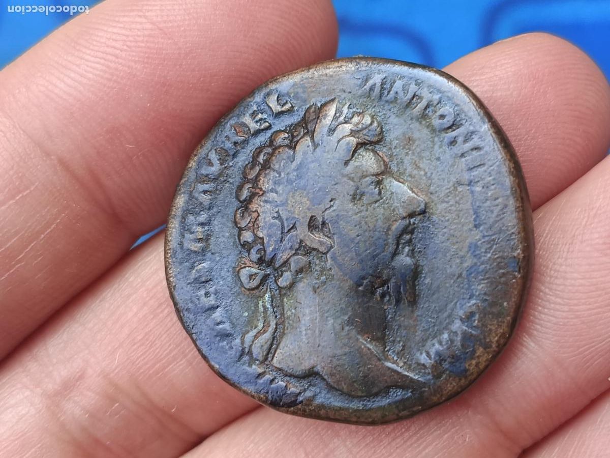 Monedas Imperio Romano: SESTERCIO DE MARCO AURELIO