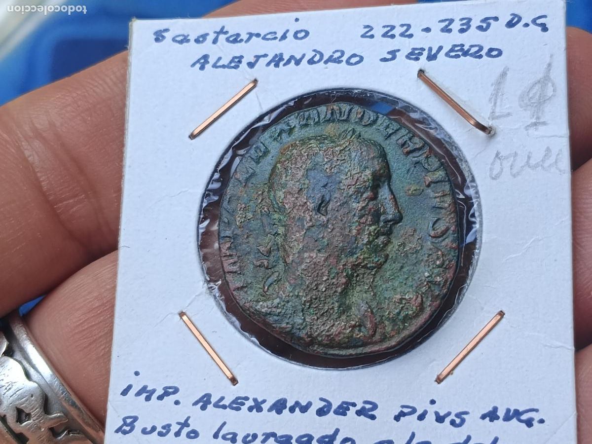 Monedas Imperio Romano: Sestercio romano de Alejandro Severo