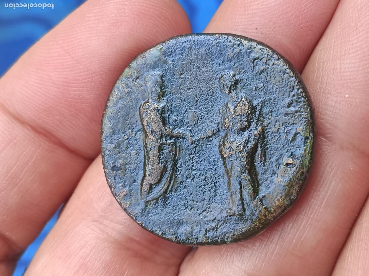 Monedas Imperio Romano: Sestercio romano de Adriano