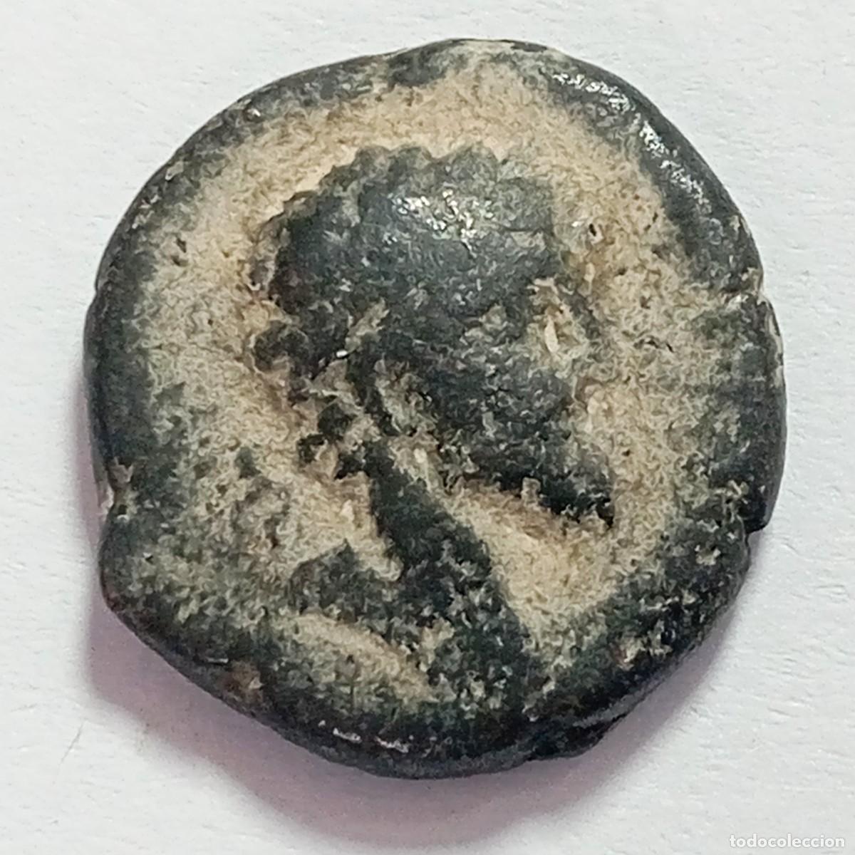 Monedas Imperio Romano: ⚜️ BBG1 0. Semis provincial de Marco Aurelio. Antioqu&iacute;a ad Orontem, Siria, 4&ordf; of. AE 17. 4,09 g