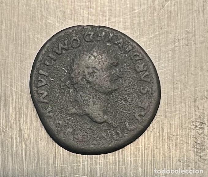 M&uuml;nzen R&ouml;misches Reich: DENARIO DE LIMES (NO ES PLATA) 80-81 D.C. DOMICIANO