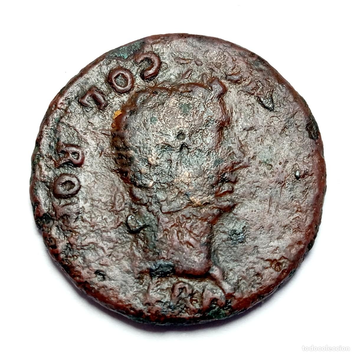 Monedas Imperio Romano: ⚜️ BBF6 1. Dupondio de Augusto. Colonia R&oacute;mula, Sevilla. 19,68 g. AE 32
