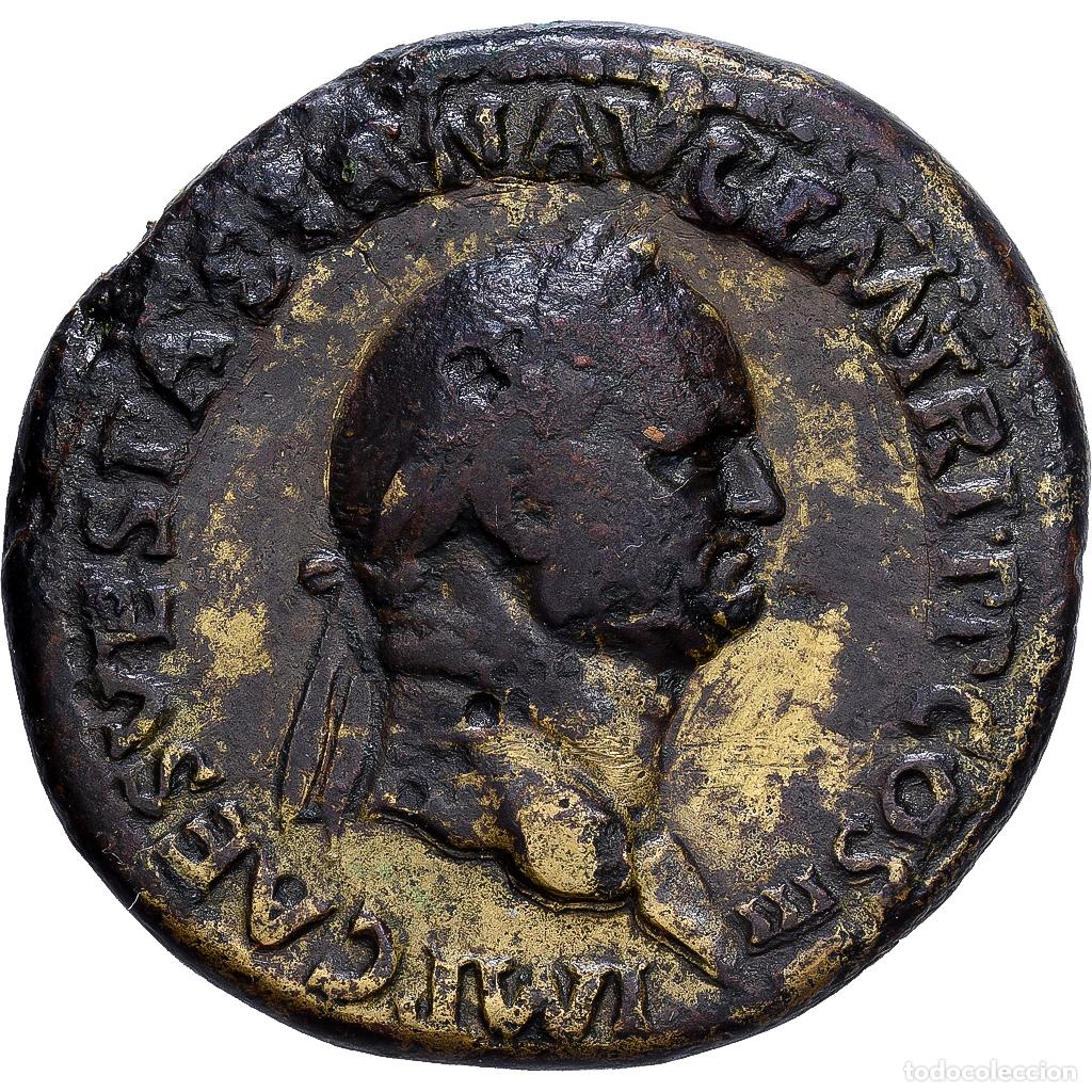 Monedas Imperio Romano: [#982514] Roman Empire, Vespasian, Sestercio, 70-71, Rome, Bronce, BC+, RIC:176
