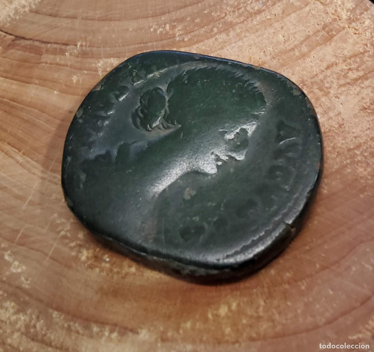 Monedas Imperio Romano: SESTERCIO ROMANO DE FAUSTINA MINOR.MUY BUEN ESTADO DE CONSERVACION.