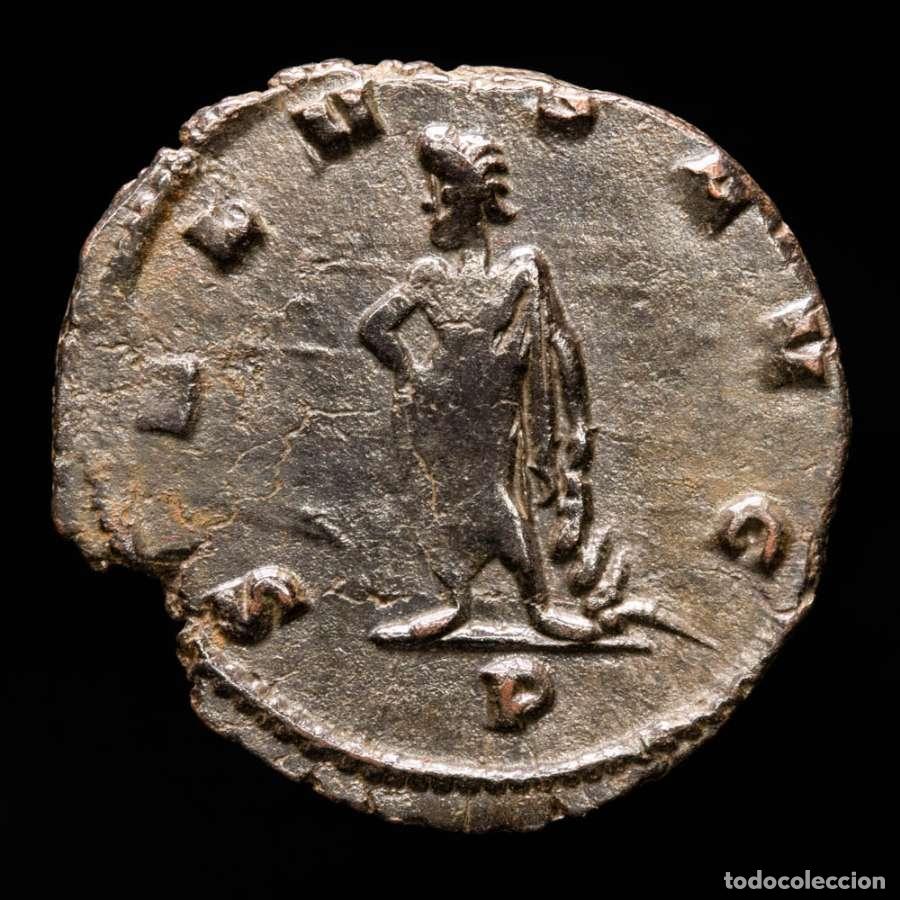Monedas Imperio Romano: Galieno 253-268 A.D. Milan. Antoniniano. SALVS AVG/P Aesculapio ()