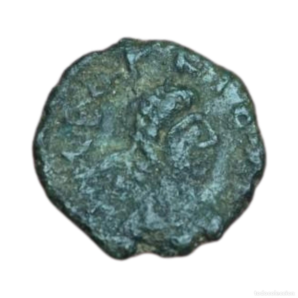 Monete Impero Romano: NT/ RARISIMO NUMMUS LEO I MUY CLARO NOMBRE LEO Y CON EXERGO EN REV. 0,81 gr A763