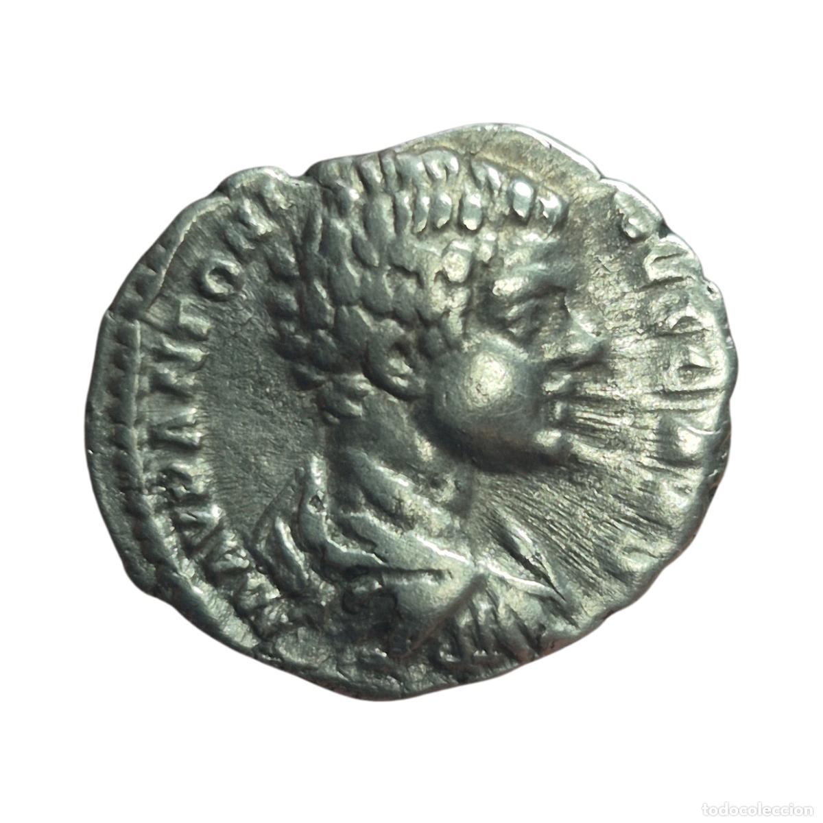 M&uuml;nzen R&ouml;misches Reich: NT/ DENARIO CARACALLA BUSTO JOVEN 3 gr (A866)