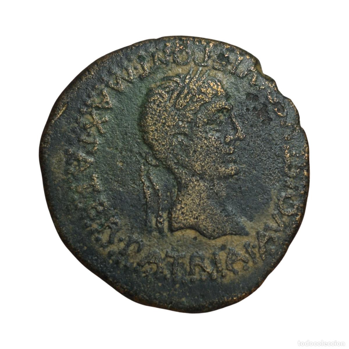 Monedas Imperio Romano: NT/ AS IBERORROMANO AUGUSTO OSCA ESCASO (A1074)