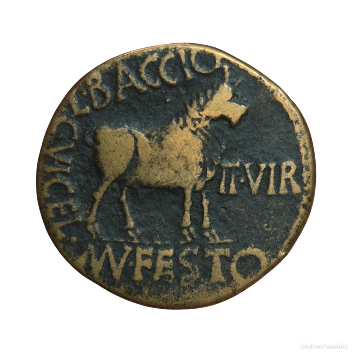 Monedas Imperio romano: NT/ AS IBERORROMANO AUGUSTO CELSA (A1070) - Foto 2