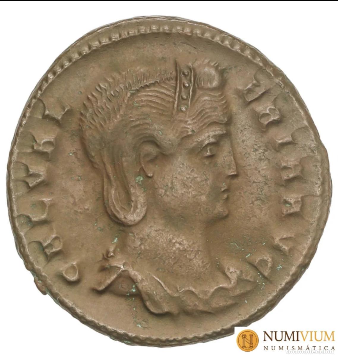 Monedas Imperio Romano: Tetrarqu&iacute;a y Constantinos &middot; Galeria Valeria &middot; Follis &middot; 308-310 d.C. Escasa