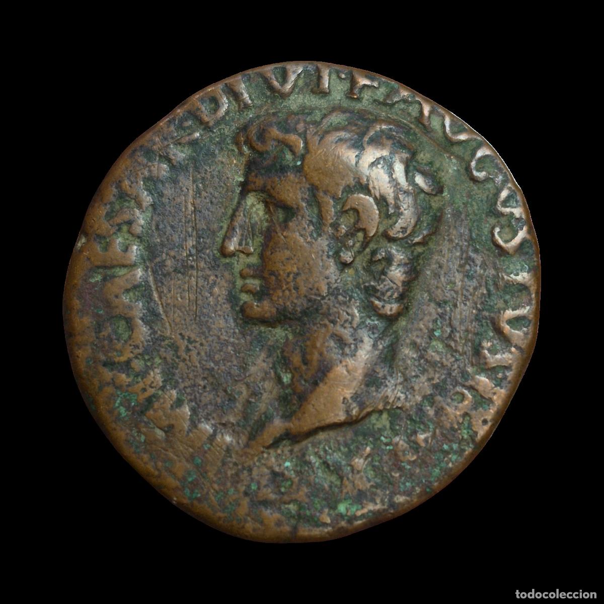 Monedas Imperio romano: NT/ AS AUGUSTO 10-11 d.C. (A1084) - Foto 1