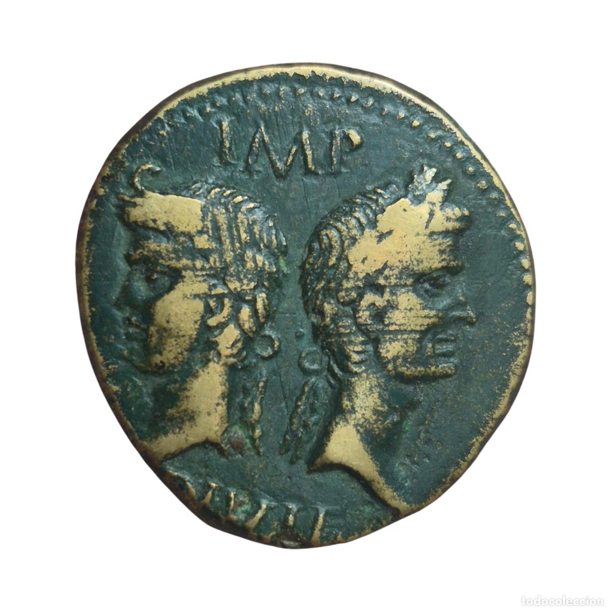 Monedas Imperio Romano: NT/ AUGUSTO AS COLONIA NEMASUS (A904)