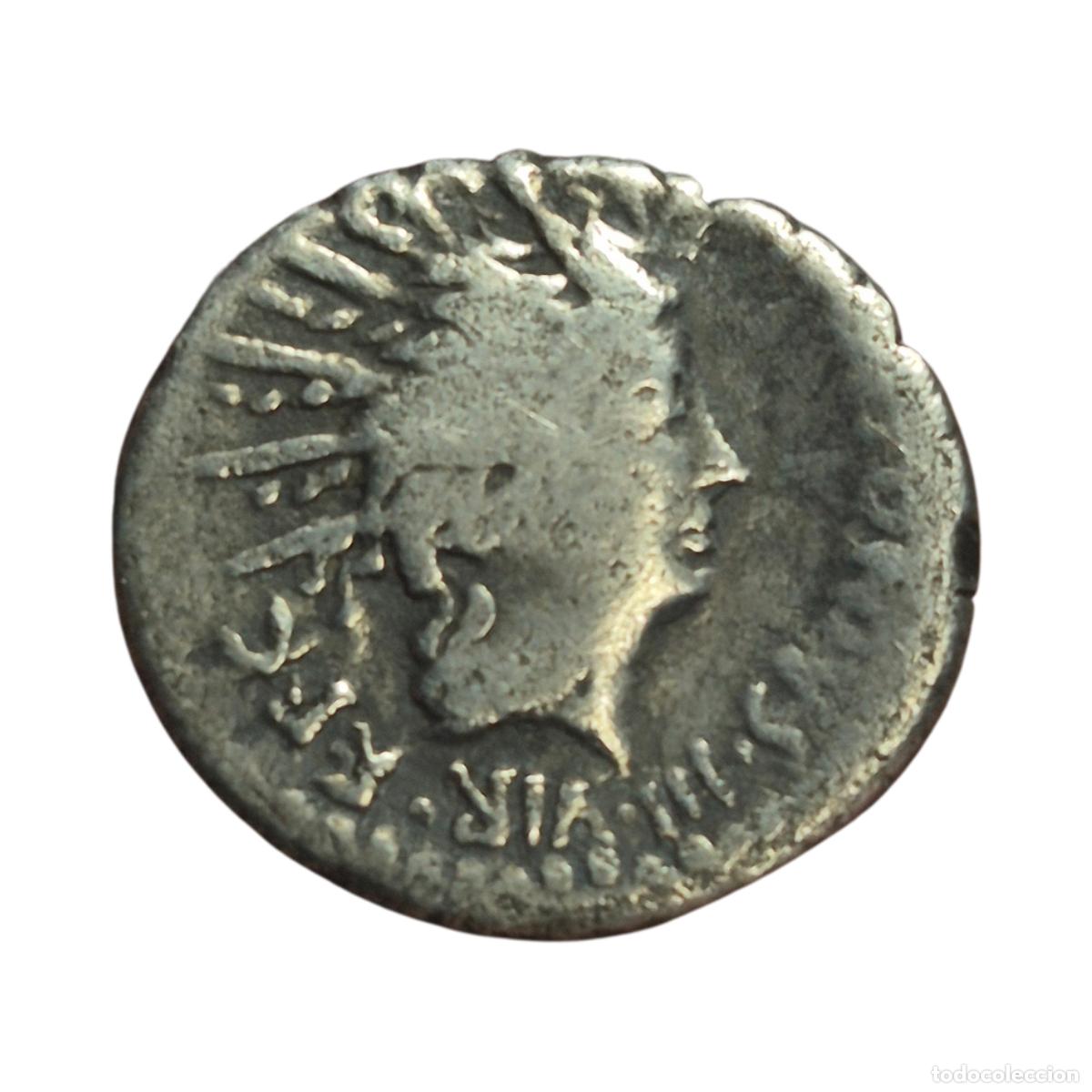 Monedas Imperio Romano: NT/ DENARIO MARCO ANTONIO 43 AC ESCASO (A1077)