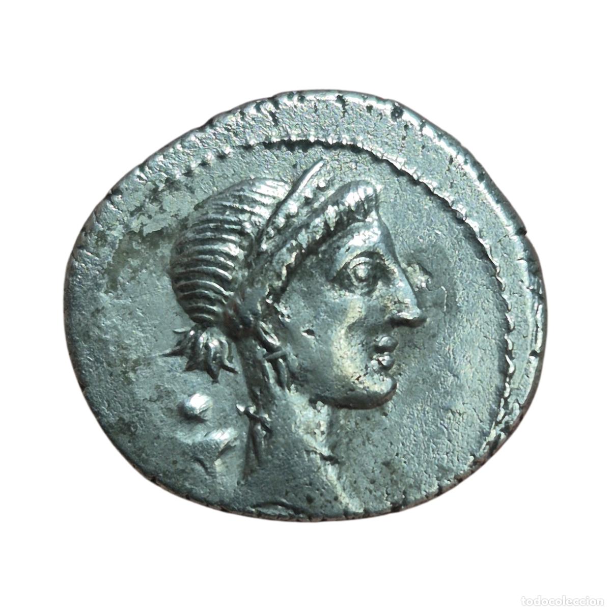 Monedas Imperio Romano: NT/ DENARIO JULIO CESAR HISPANIA 48-47 a.C. (A1076)