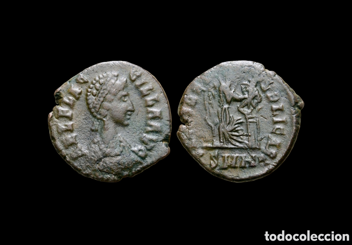 Monedas Imperio Romano: Aelia Flaccilla Ae4 Bajo Imperio Romano (este art&iacute;culo s&oacute;lo entrega en mano en Madrid)