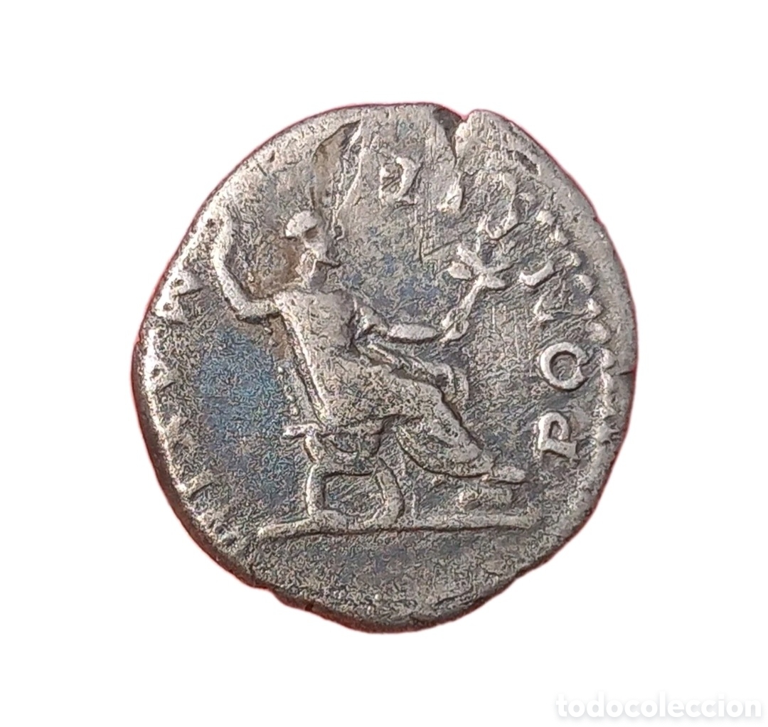Monedas Imperio Romano: Denario Del emperador TITUS Tito, como C&eacute;sar (69-79 d. C.). Roma. br Denario de plata (19,3 mm, 2,8
