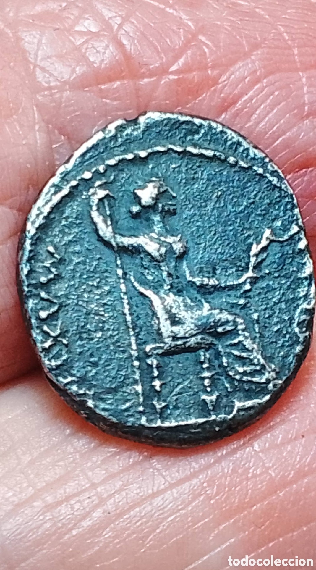 Monedas Imperio Romano: DENARIO DEL EMPERADOR tIBERIO 18mm, 3,29gEN M BC