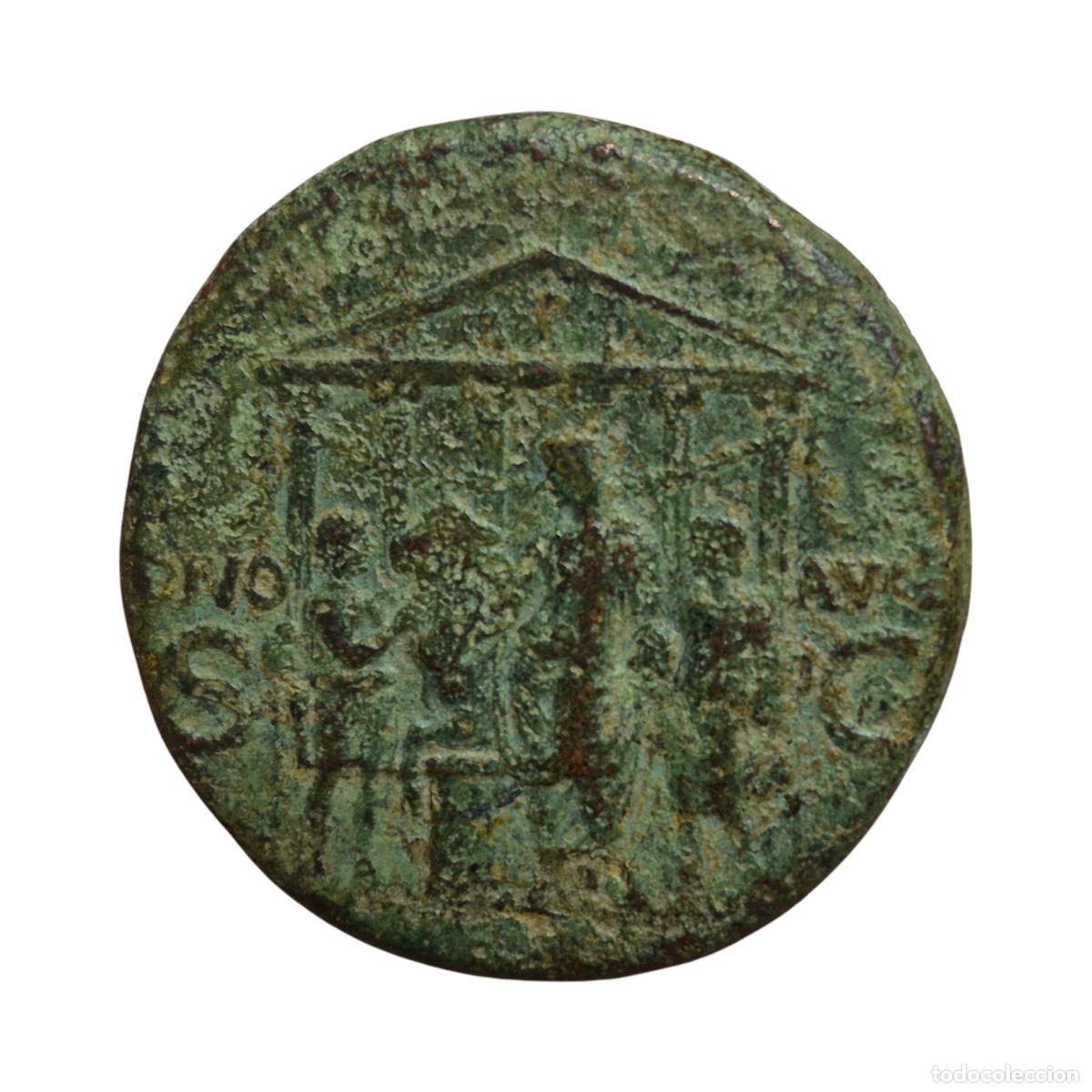 Monedas Imperio romano: NT / SESTERCIO CALIGULA 37-38 d.C. RARO (A934) - Foto 2