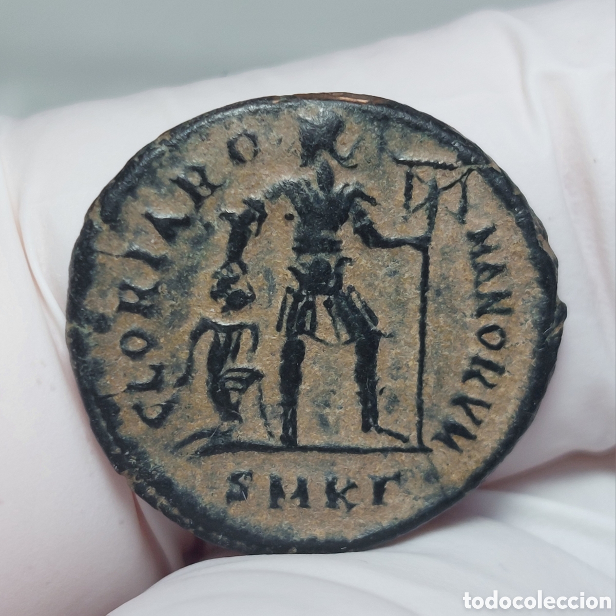 Monedas Imperio Romano: VALENTE ( RIC IX 12b ) (FOLLIS. IMPERIO ROMANO) {321-324 dC. C&Iacute;ZICO}