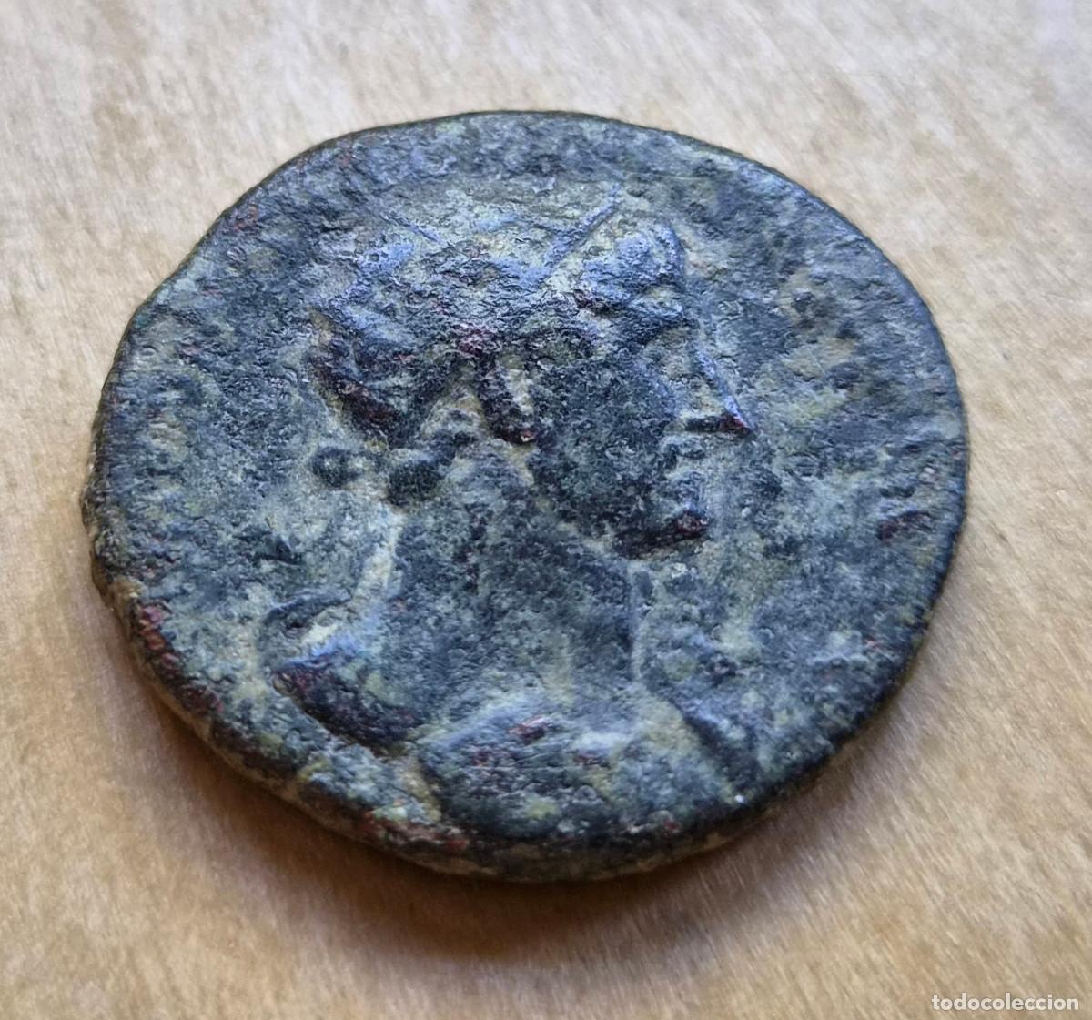 Monedas Imperio Romano: IMPERIO ROMANO. AS. ADRIANO. Ae. Peso: 11.50 gr