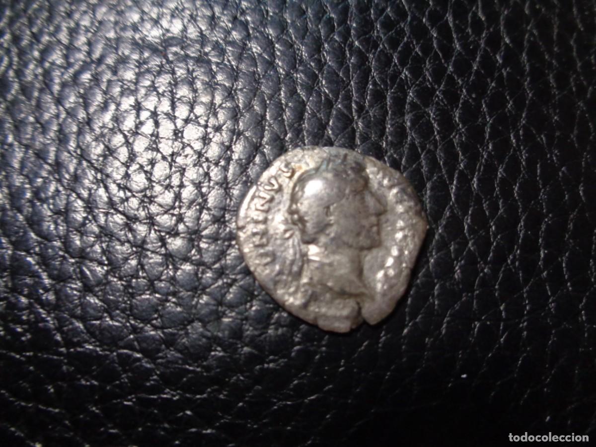 Monedas Imperio Romano: Denario plata Antonino Pio. original reverso muy raro
