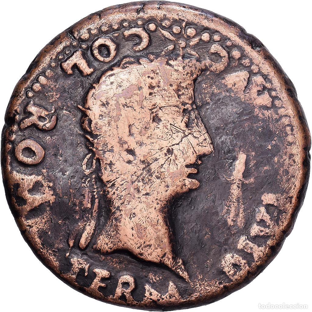 Monedas Imperio Romano: [#1203042] Hispania, Divus Augustus, Sestercio, 20-29, Colonia Romula, Bronce, BC+