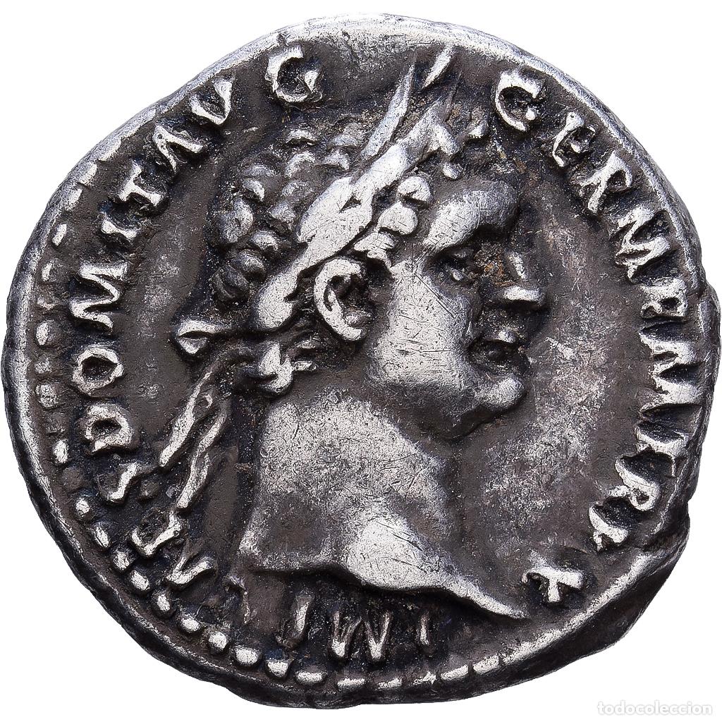 Monedas Imperio Romano: [#1545335] Roman Empire, Domitian, Denarius, 90-91, Rome, Plata, MBC, RIC:720