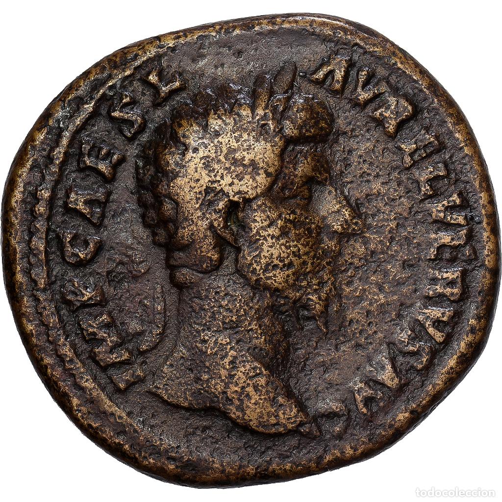 Monedas Imperio Romano: [#1203017] Roman Empire, Lucius Verus, Sestercio, 161, Rome, Bronce, BC+
