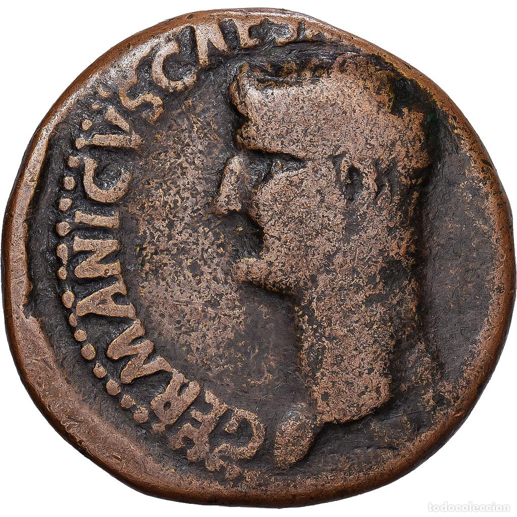 Monedas Imperio Romano: [#1203038] Roman Empire, Germanicus, As, 37-38, Rome, Bronce, BC+