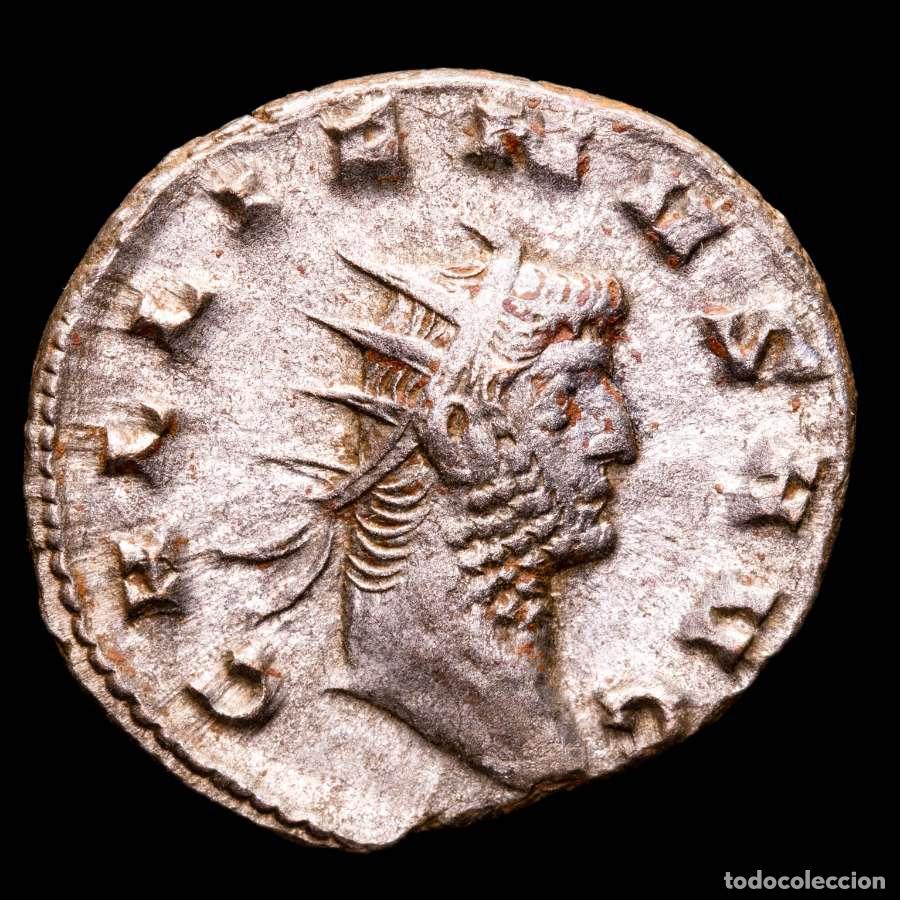 Monedas Imperio Romano: Galieno. 260-268 reinado en solitario Antoniniano, Milan ORIENS AVG