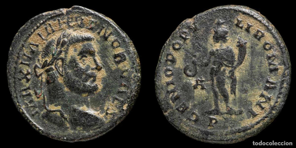 Monedas Imperio Romano: Maximianus Follis - GENIO POPVLI ROMANI, London - 28 mm / 9.46 gr.