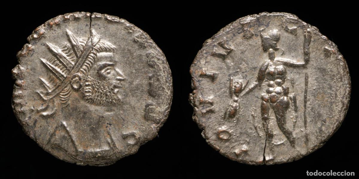 Monedas Imperio Romano: Claudius II Antoninianus - IOVI VICTORI - 19 mm / 2.63 gr.