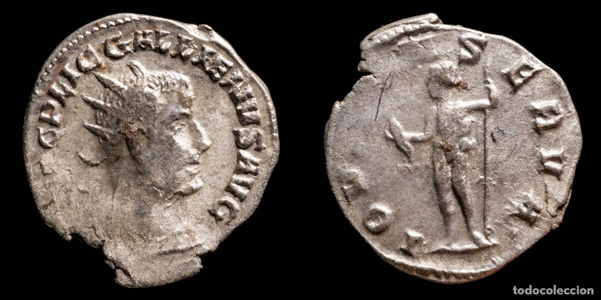 Monedas Imperio Romano: Gallienus Antoninianus - IOVI CONSERVAT - 22 mm / 2.71 gr.