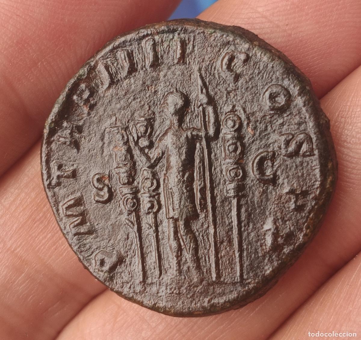 Monnaies Empire Romain: MAXIMINO I (235-238 DC ), GAIUS JULIUS VERUS MAXIMINUS. SESTERCIO