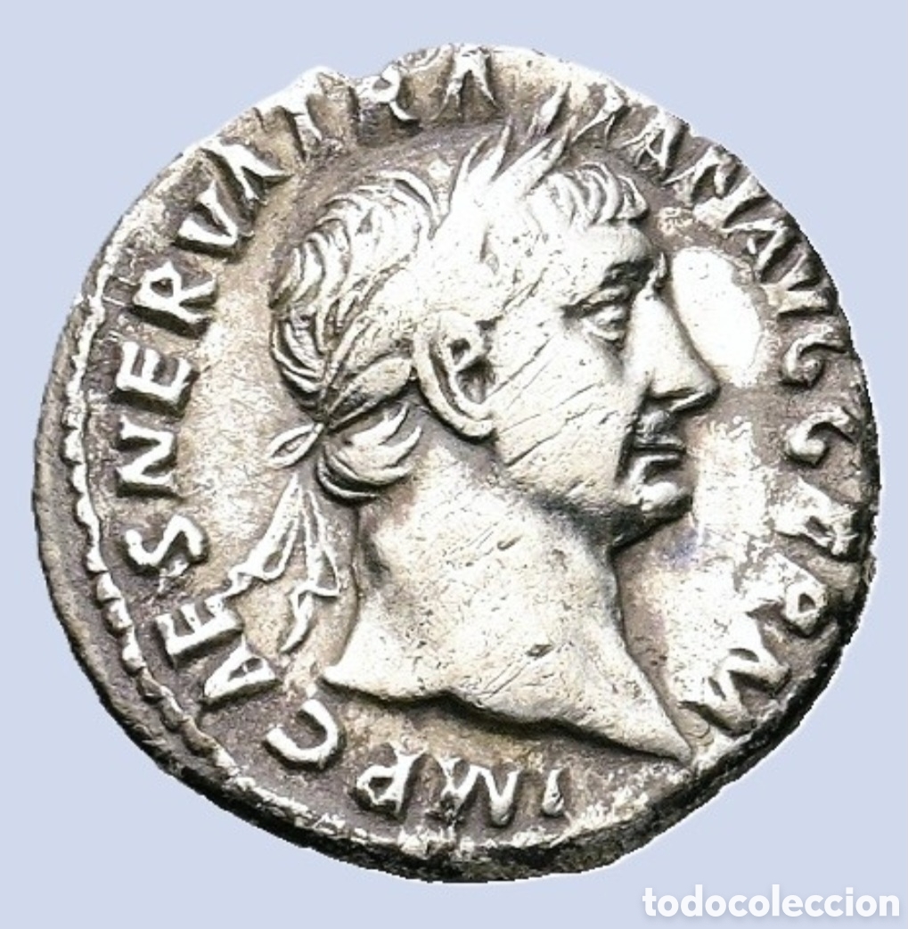 Monedas Imperio Romano: DENARIO DEL EMPERADOR TRJANO 18,8 mm, 2,9 g raEN M BC