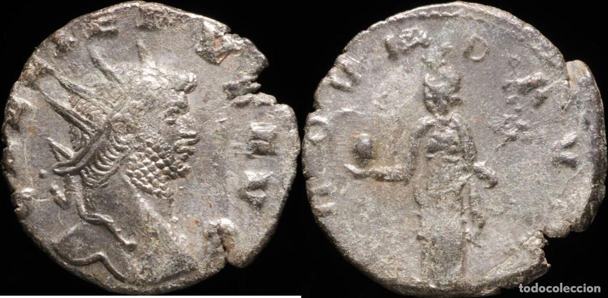 M&uuml;nzen R&ouml;misches Reich: Antoniniano de Galieno - PROVID AVG - 18 mm / 2.30 gr.