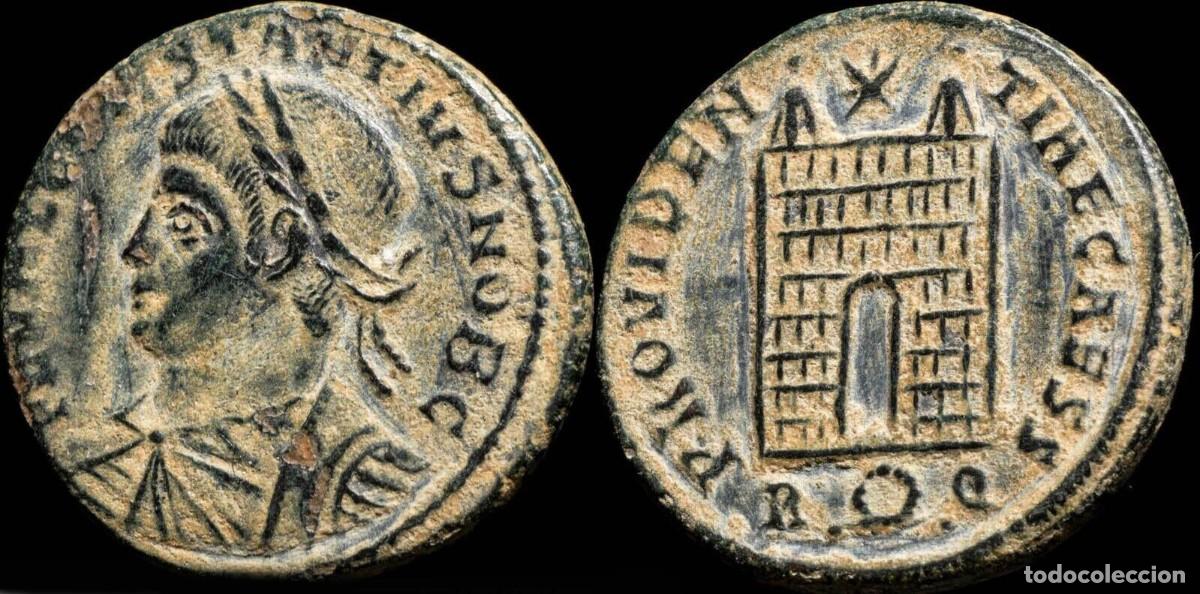 M&uuml;nzen R&ouml;misches Reich: Constantino II - PROVIDENTIAE CAESS, Roma - 19 mm / 3.73 gr.