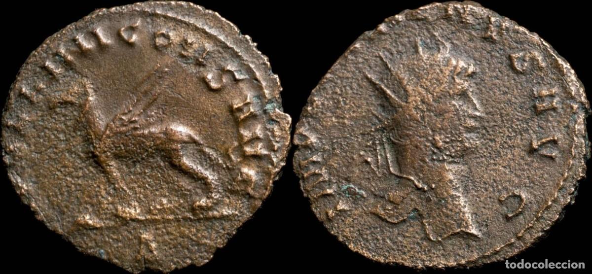 M&uuml;nzen R&ouml;misches Reich: Antoniniano de Galieno - APOLLINI CONS AVG - 21 mm / 2.92 gr.