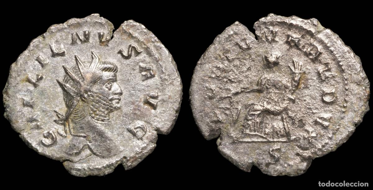 Monedas Imperio Romano: Gallienus Antoninianus - FORTVNA REDVX - 23 mm / 3.08 gr.