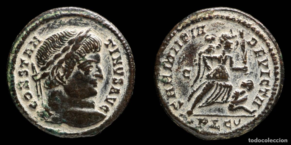 Monedas Imperio Romano: Constantine I - SARMATIA DEVICTA, Lyon - 19 mm / 3.29 gr.