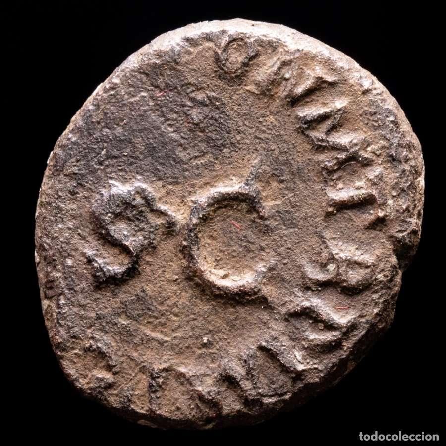 Monedas Imperio Romano: Claudio I (41-54 dC) cuadrante. Ceca de Roma. 41 d.C. Modio (4650)