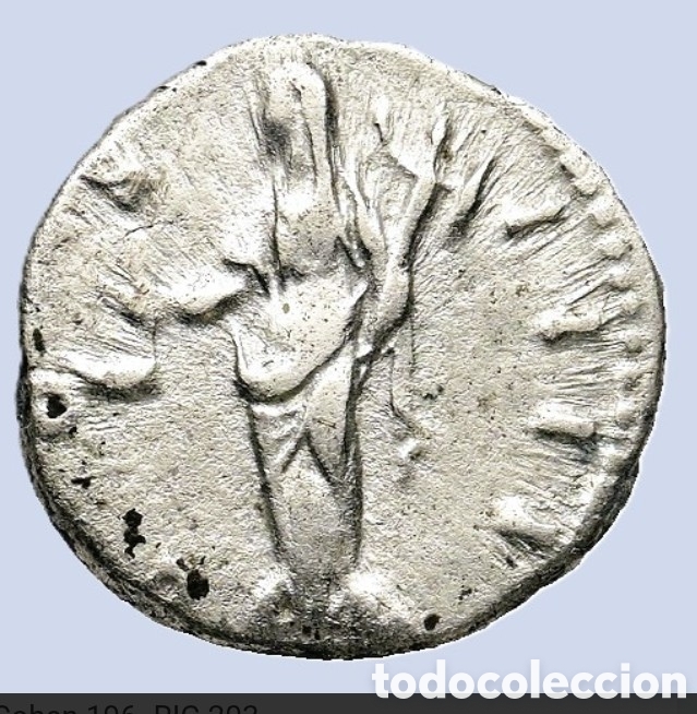 Monedas Imperio Romano: Antonino P&iacute;o (138-161 d. C.). Roma. Denario de plata (18,4 mm, 3,11 g) E N MBC