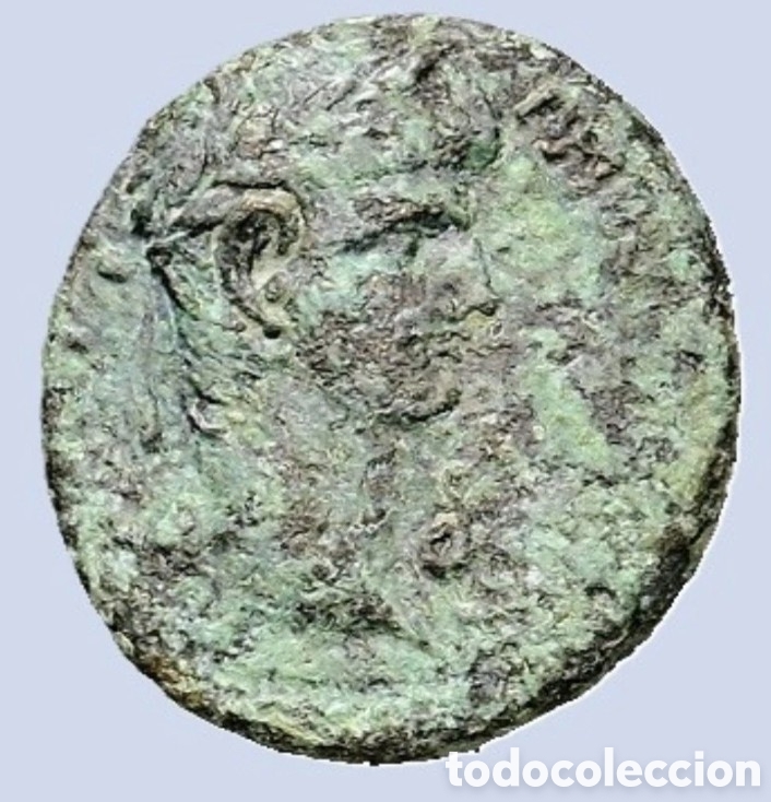 Monedas Imperio Romano: Bonito semis de Ner&oacute;n romanos.Antioqu&iacute;a. Ner&oacute;n (54-68